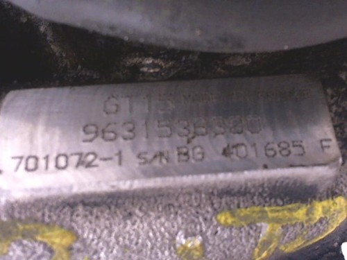 Turbo peugeot 806 - turbo,