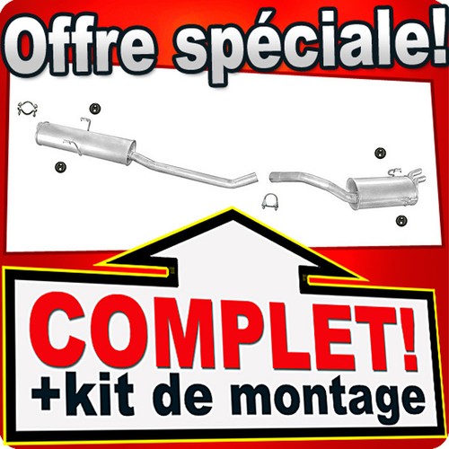 Ligne pot échappement pour - d'échappement,